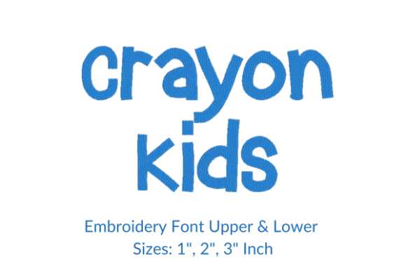 Crayon Kids Font: A Holiday Embroidery Review