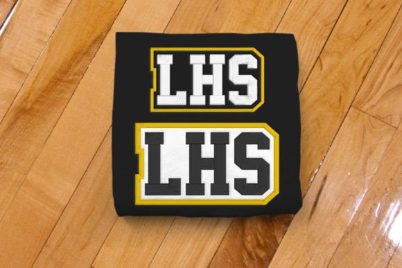LHS High School Initials Embroidery: A Designer's Review