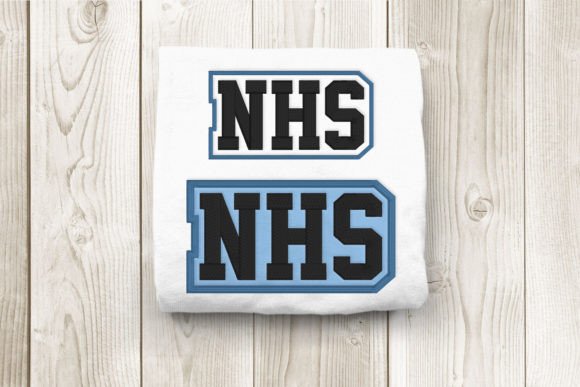 NHS High School Initials Embroidery: A Designer's Fair Review