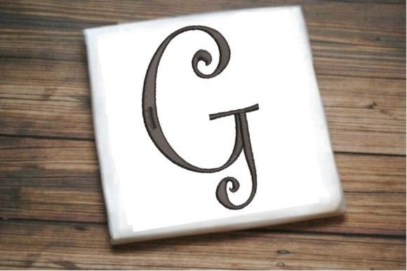 Review: Beautiful Capital G Letter Monogram for Embroidery