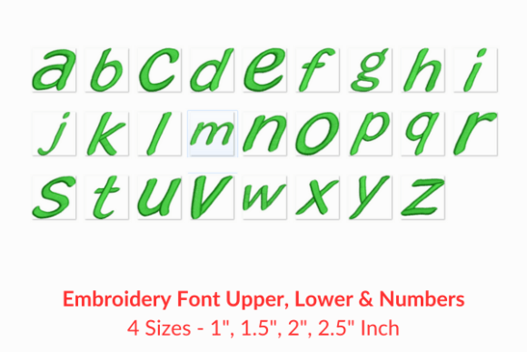 Review: Blacklight Fonts Embroidery Design for Craft Fairs