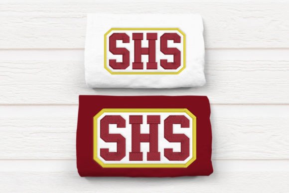 SHS High School Initials: A Designer's Review for Custom Apparel