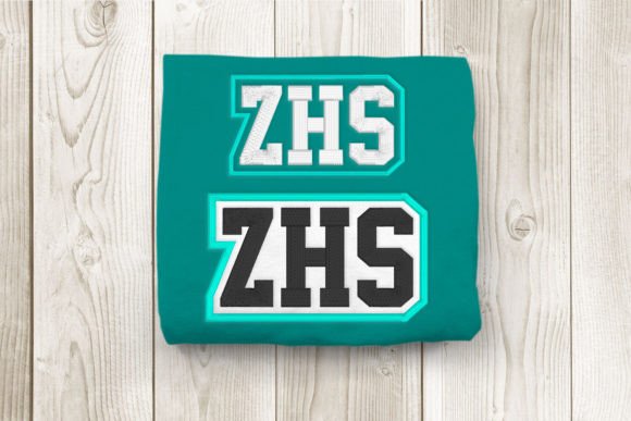 ZHS High School Initials Embroidery: A Designer's Review